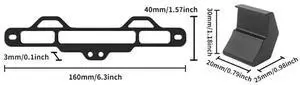 For Mavic 4 Pro Remote Control Extension Base Aluminum Alloy Hook With 1/4 Screw Adapter For RC PRO 2 Transmitter