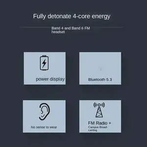 Wireless Headset Headphone with Mic Foldable over Ear Bluetooth 5.3 Earphone Support TF Card FM Radio Black Rich