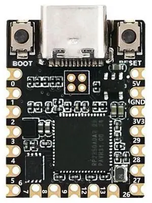 RISC-V RP2350 Mini Development Board Featuring 0.42 Inch OLED Display Low Power Design