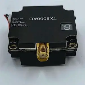 Video Transmitter TX8000AC 8W 8000Mw All Channels Version 96CH Racing FPV VTX UAV Accessories Component 5.8Ghz
