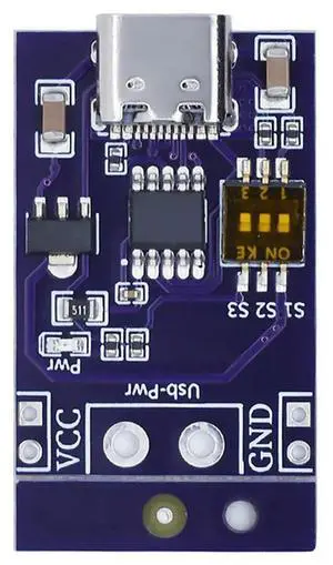 4X Type-C QC AFC PD2.0 PD3.0 To DC Spoof Scam Fast Charge Trigger Detector USB-PD Notebook Power Supply Change Board