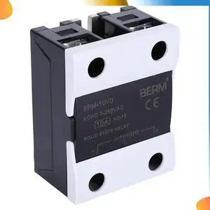 BERM Solid State Relay 4-20Ma 0-250VAC SSR Relay BRM-10VD Solid State Relay Control Mode With LED Light Tube