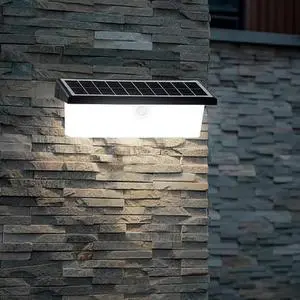LED Motion Sensor Solar Lights Outdoor for Garden Outdoor Solar Lights Waterproof Solar Powered Led Outdoor Lighting Wall lamp