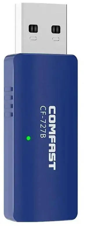 Dual Band 1200m USB Computer Transmitter Receiver, Bluetooth-compatible WiFi Two In One Wireless Network Card