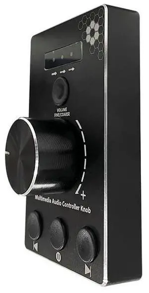 Computer Speaker Controller USB Volume Control Knob, 3 Volume Control Modes, One-Click Mute Function, Audio Adjust