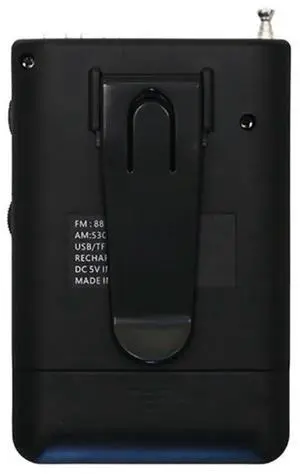 Mini Pocket Radio Outdoor Radio Dual Band Stereo Radio Support TF Card Headphone Jack Mini Pocket Radio A