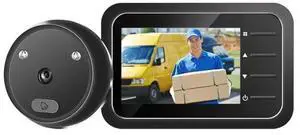 Video Peephole Doorbell Camera Video-eye Auto Record Electronic Ring Night View Digital Door Viewer Entry Home Security