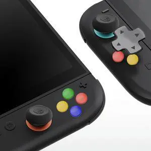 Joystick Cap+ D-Pad Button Cap Kit For Switch 2 No-Slip Silicone Thumb Grips Caps Thumb Grip Set