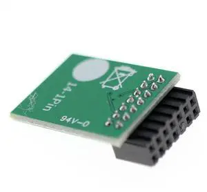 2X TPM 2.0 Encryption Security Module Remote Card LPC-14PIN Module 14Pin LPC For TPM2.0 LPC 14 Pin Security Mo