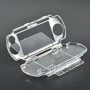 For PSP2000 PSP3000 Crystal Clear Hard Case Transparent Protective Shell Universal Hard Case Housing For Game Console