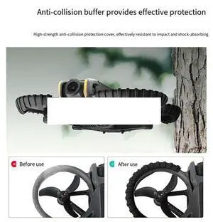 For Avata 2 Propeller Guard Protector,Anti-Collision Prop Bumper Silicone Protective Cover Ring