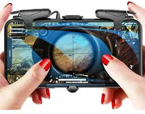 Mobile Phone Trigger Mobile Game Controller Portable Foldable Pressure Fast Shot Compatible With And Android