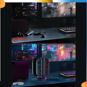 Charger Dock For Switch 2 Charger Stand Dock For Switch 2 Type-C Power&9 RGB Light Modes Controller Stand Fast Charging Sta Charger Dock For Switch 2 Charger Stand Dock For Switch 2 Type-C Power&9 RGB Light Modes Controller Stand Fast Charging Sta