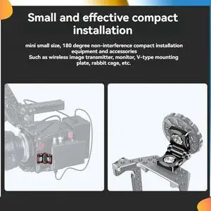 Folding L Plate Arri Positioning Right-Angle Adapter For SDR Transmitter Bracket For Monitor Mount V-Mounting Plate