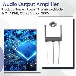 10 Pair A1941 + C5198 10A 200V Power Amplifier Silicon Transistor