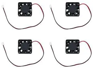 4Pcs 40Mm X 40Mm X 10Mm 4010 9 Blade Brushless DC 12V Cooling Fan