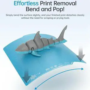 BIQU Panda Build Plate CryoGrip Pro Coating No Clog Spring Steel Double-Sided Textured for P1P P1S A1 3D Printer