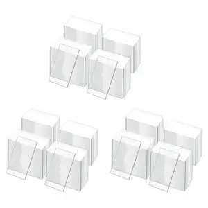 150Pcs Clear Acrylic Table Place Card Wedding Rectangle Seating Cards Names Tag Birthday Party DIY Decoration