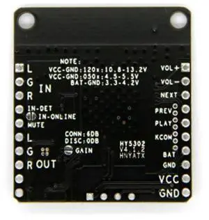 DC 5V/12V Bluetooth Music Module APTX/ATPXHD Programming Audio Amplifier Car Add Bluetooth Function DIY Board