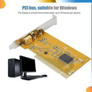 AV-1394 878A Video Capture Card Data Acquisition Card Surveillance Video Capture Card Display Resolution Up To 640X480 Dura