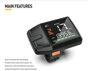 For Bafang Mid Motor DZ41 Display for BBS0102 03 HD M500 M600 G510 M620 M420 M300 M200 Display Protocol Mini Meter(UART) Rich