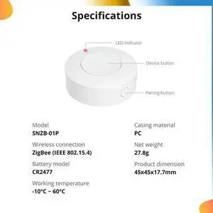Snzb-01P Zigbee Wireless Switch Scene Creator Three Control Modes And Alexa Routine Trigger Requires Zigbee Bridge