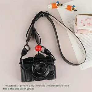 Camera Protective Case Xm5 Protective Case Base+Shoulder Strap For Fujifilm Xm5 Protective Case XM5 Camera Leather Cas