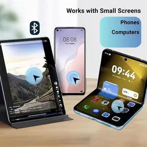 Air 2 Bluetooth Remote Control For Phone On-Screen Pointer Touchpad Works For Smart Phones Computers Devices