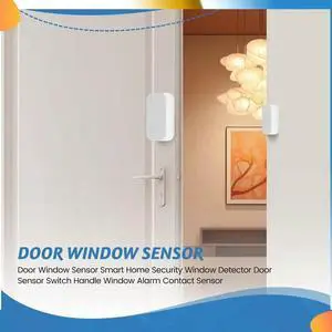 Door Window Sensor Home Security Window Detector Door Sensor Switch Handle Window Alarm Contact Sensor