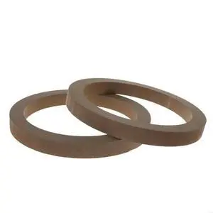 2pcs 6.5 inch Car Speaker Ring Bass Door Trim Sound Insulation Cotton Speakers Sound Adhesive Insulation Ring