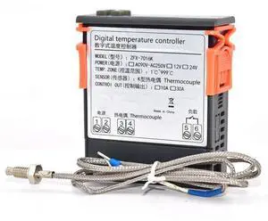 7016K AC 90V-250V 30A LED Digital Temperature Controller Industrial Thermostat Thermoregulator Incubator 1-999