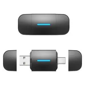 2 In 1 Carplay Wireless Adapter Wired To Wireless Carplay Box Car Interconnection Box Car Wireless Adapter Plug And Play