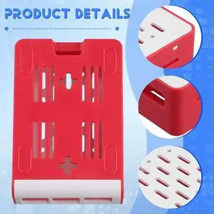 For Raspberry Pi 5 Red-White Cooling Case For Official Active Cooler