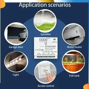 4CH Ewelink Switch+Remote 7-32V USB 5V 2.4G Home Automation Module For IFTT Alexa Google Home Easy To Use
