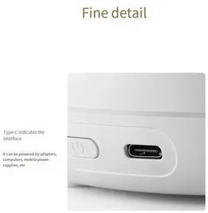 Colorful Flame Aromatherapy Machine Desktop Air Humidifier Home Diffuser Aromatherapy Machine Durable ,White