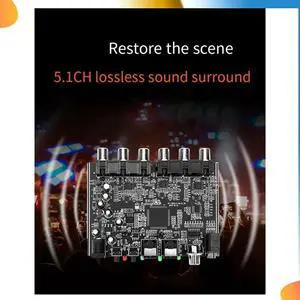 Decoder 5.1 Channel DTS For Dolby AC-3 Source Code PCM Digital Fiber Coaxial To Analog Audio Module