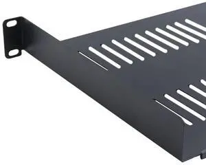 1U Server Rack Mount Shelf Vented Cantilever Tray for 19Inch Network Equipment Rack & Cabinet Rich