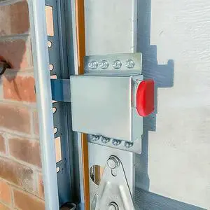 Steel Garage Door Locking Slide Latch, Essential Garage Door Lock Kit- Heavy Duty Garage Door Lock For Most Garage Doo