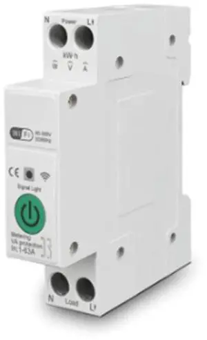 Din Rail Circuit Breaker Relay Switch Tuya Over Under Voltage Protector For Google For Home Alexa