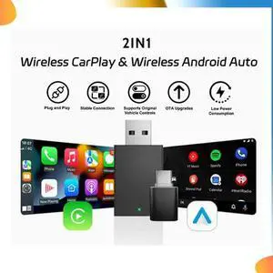 Mini Wireless Car Carplay Dongel Adapter Android Auto Box Wireless Car Carplay Dongel Adapter