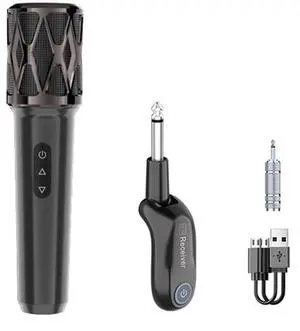 1-1 Handheld Wireless Microphone 2.4G Fixed Frequency Mic Micphone For Karaoke For Party Church Show Meeting Professional