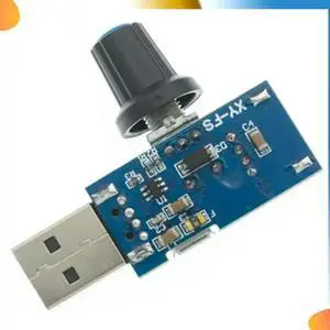 Air Volume Regulator USB Fan Governor Wind Speed Controller Cooling Mute Multi Function Fan Speed Switch Module DC 5V