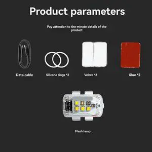 For Drone LED Night Light Long-Range Searchlight Anti-Collision Strobe For Enhanced Visibility And Safety