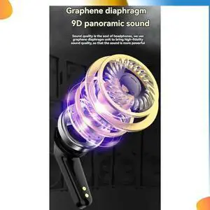 In-Ear Full-Color Touch Screen Wireless Long-Life Noise Reduction Bluetooth Headset With Watch Function Headset