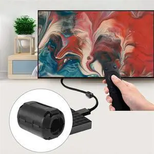 60 Pieces Clip-On Ferrite Ring Core RFI EMI Noise Suppressor Cable Clip For 3Mm/ 5Mm/ 7Mm/9Mm/13Mm Diameter Cable, Bla