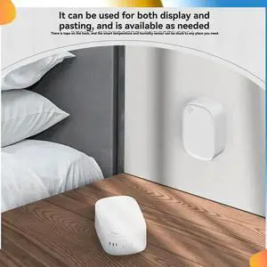 APP Controlled Tuya Zigbee Temperature Humidity Sensor Indoor Hygrometer 2 Pcs Monitoring For Alexa Google Home