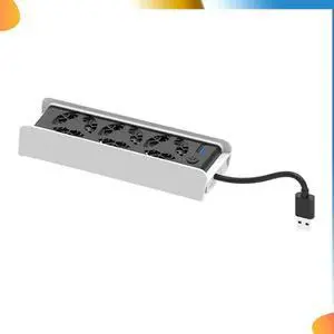 For Ps5slim Console Temperature Control Cooling Fan With 3 Speeds For Ps5slim Gaming Console Rear Cooling Fan