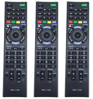 3X Replacement Remote Control RM-L1165 SMART TV For Universal TV