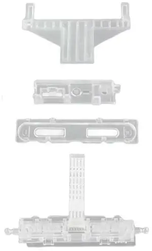 SFC Replacement Case For Super Famicom Console Transparent Box For Super NES Game Console