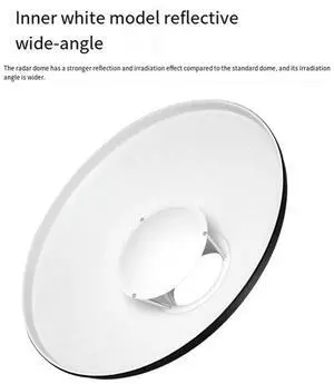 Honeycomb Grid 30Cm Beauty Dish Reflector For Studio Portrait Photography Enhanced Lighting Control